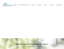 Tablet Screenshot of hopehouseaustin.org